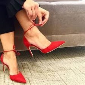 Jenni Kayne Red D'Orsay Pump